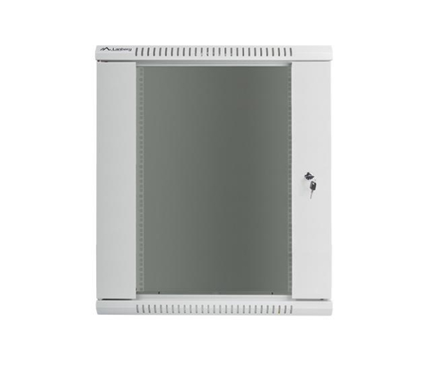 LANBERG Szafa instalacyjna wisząca 19'' 15U 600X450mm szara (drzwi szklane) WF01-6415-10S - 455396 - zdjęcie 2